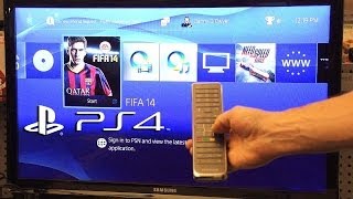How to use your TV Remote Control on Your PS4