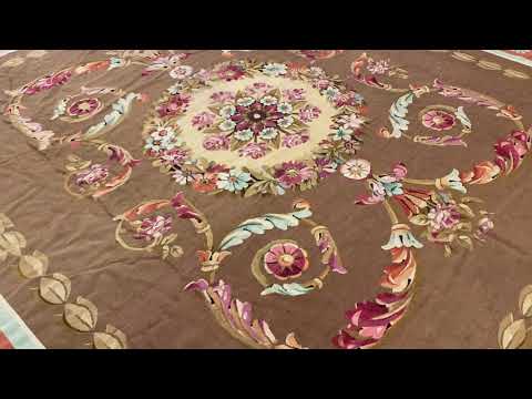 Early 19th Century French Empire Period Aubusson Carpet #40-4793 -*