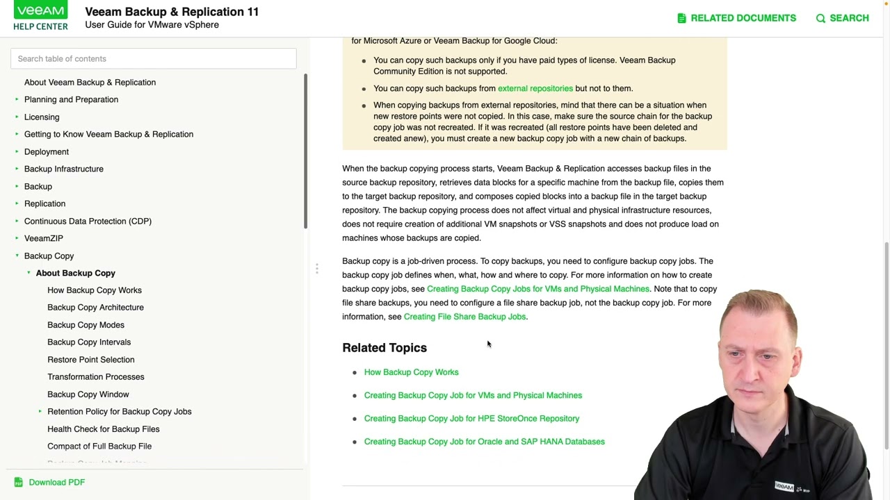 Veeam Certified Engineer - VMCE 2021 practice exam official: Question 42