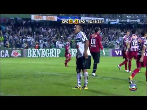 Gols - Coritiba 3 x 4 São Paulo - Campeonato Brasileiro 2011 - Globo HD