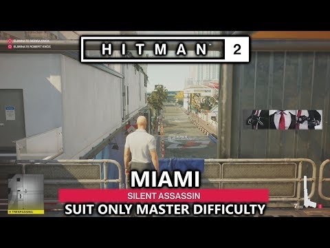 Hitman 2 Miami - Silent Assassin Suit Only Master Difficulty in Under 3 Minutes!