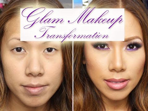 Glam Makeup Transformation
