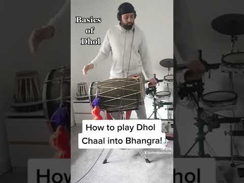 Basics of Dhol Chaal into Bhangra