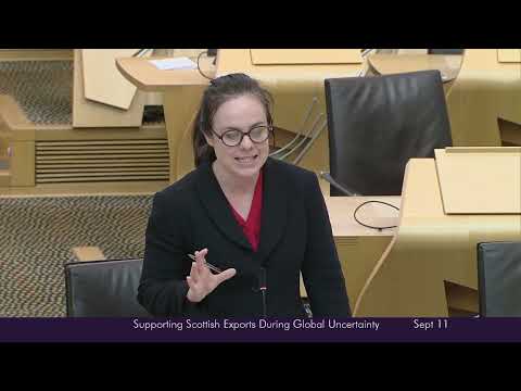 Scottish Government Debate: Supporting Scottish Exports in Global Uncertainty - 11 September 2025