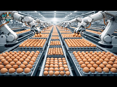 Inside an Egg Factory – Cal-Maine-Style Egg Production & Processing (Full Process)