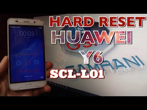 HARD RESET HUAWEI Y6 SCL-L01  | Remove Lock Screen | Pin | Pattern | Password