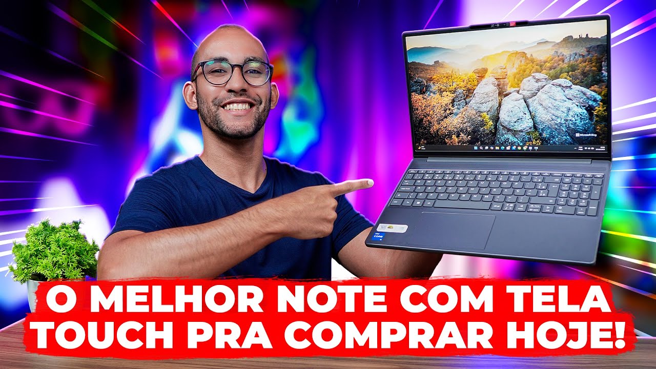 Miniatura da avaliação em vídeo de Notebook Lenovo IdeaPad Slim 3 83NS000ABR 15.3" Touch i5-13420H 8GB 512GB SSD