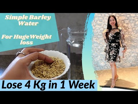 Barley Water For Weight Loss | Lose 4 Kg in 1 Week | How To Lose Weight Fast | Suman Pahuja