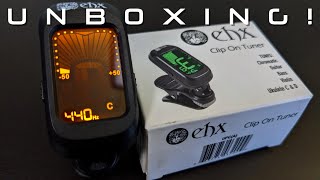 Video thumbnail for Electro-Harmonix Clip On Tuner Unboxing by geektacularX