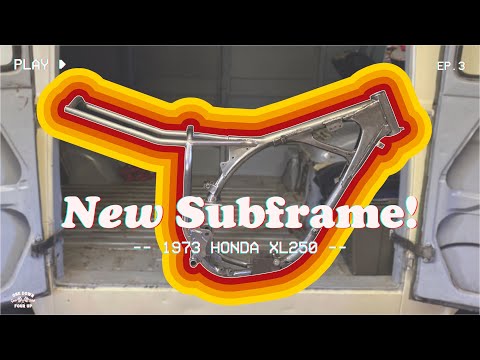 Welding The New Rear Frame On The XL250 Rubicon Project Motorcycle - EP3