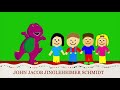 Barney Song John Jacob Jingleheimer Schmidt My Version