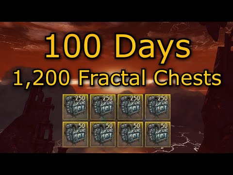 Opening 100 Days Worth of T4s Fractal Chests | Gold Farming 2023 | Guild Wars 2