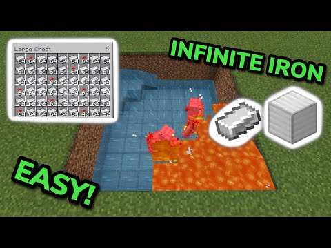 SUPER SIMPLE 1.21 IRON FARM TUTORIAL in Minecraft Bedrock (MCPE/Xbox/PS/Switch/PC)
