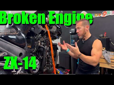 Bought a Kawasaki ZX14 and had to remove the engine 😥
