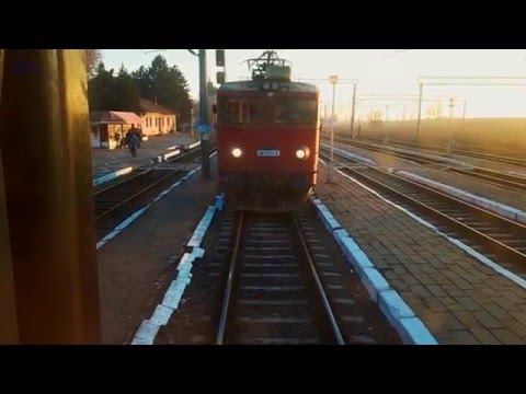 Cuplarea locomotivei EC 092 la R 7573 + demaraj pana la 80 km/h