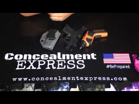 Concealment Express IWB KYDEX Holster Retention Adjustment