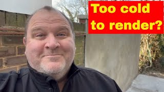 Issues with laying concrete / brickwork / rendering in Cold Weather