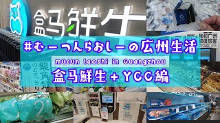 (한국어)中国の人気スーパー盒马鲜生、広州東駅YCCに潜入！便利な中国生活をお見せします　중국에서 인기많은 마트 盒马鲜生,광저우동역근처YCC빌딩 소개!!중국생활 이렇게 편해요?