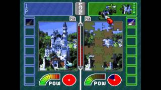 Pieces SNES Gameplay - Unique Retro Jigsaw Puzzle Fun!