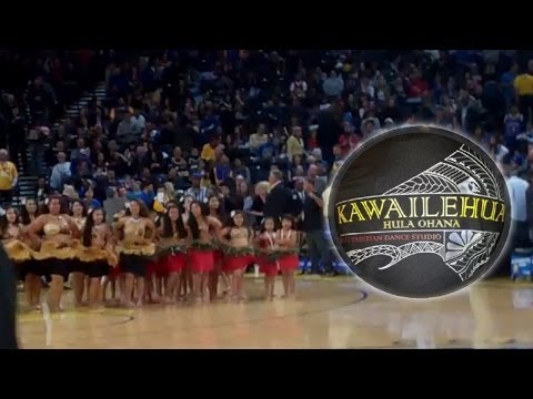 Kawailehua Halftime Show at Warriors game!