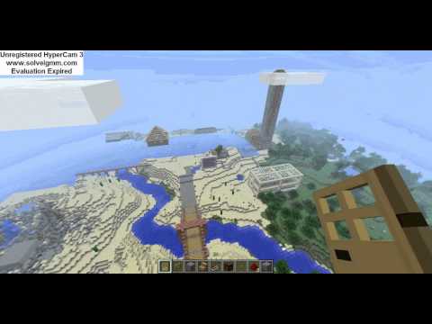 Minecraft vesnice 12 palác- hrubá stavba