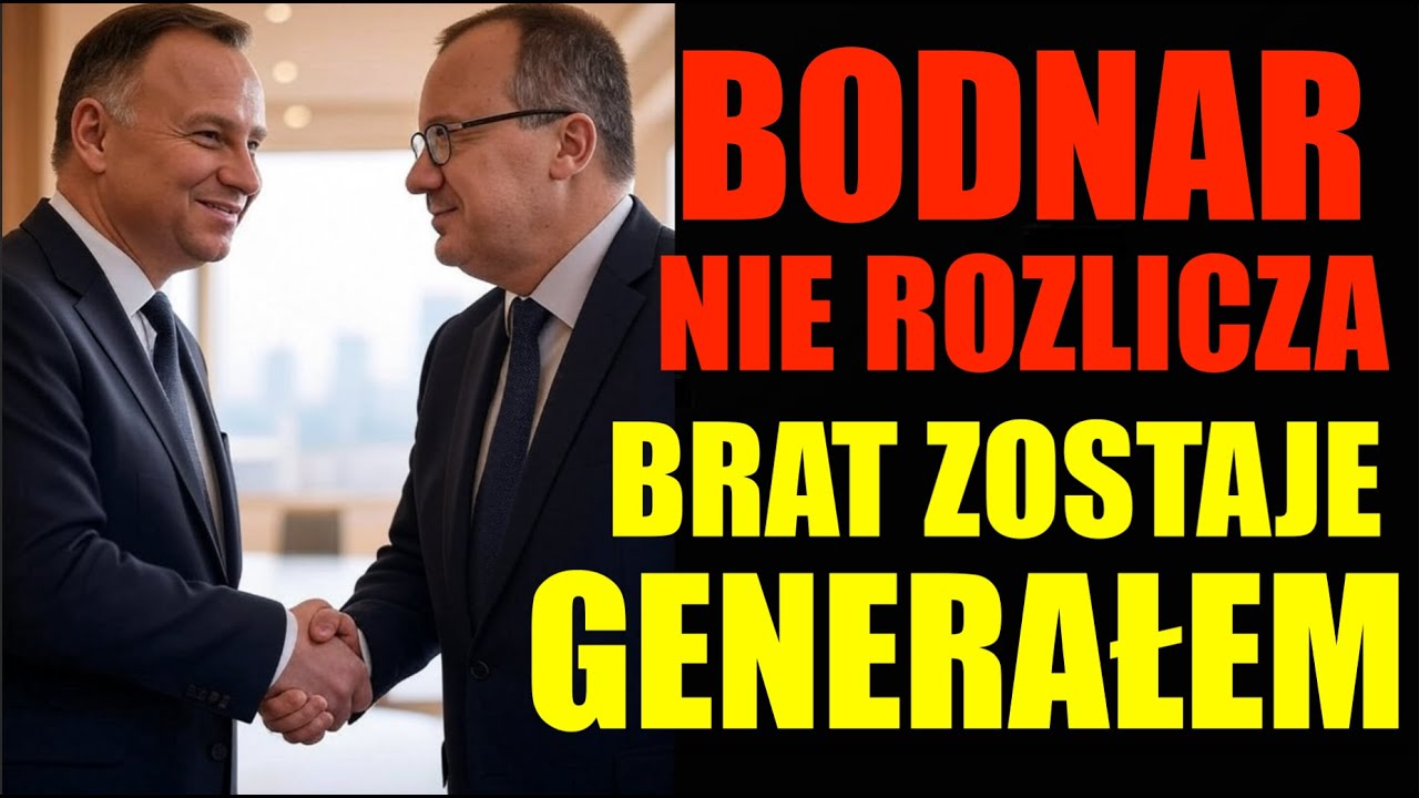 Bodnar nie rozlicza PiS, Duda mianuje jego brata generałem. Nie widać zw...