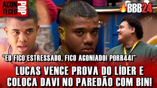 DAVI ENFRENTA MC BIN NO PAREDÃO! MANDOU A REAL PARA MATTEUS!  LUCAS É LÍDER DE NOVO! PITEL ELIMINADA