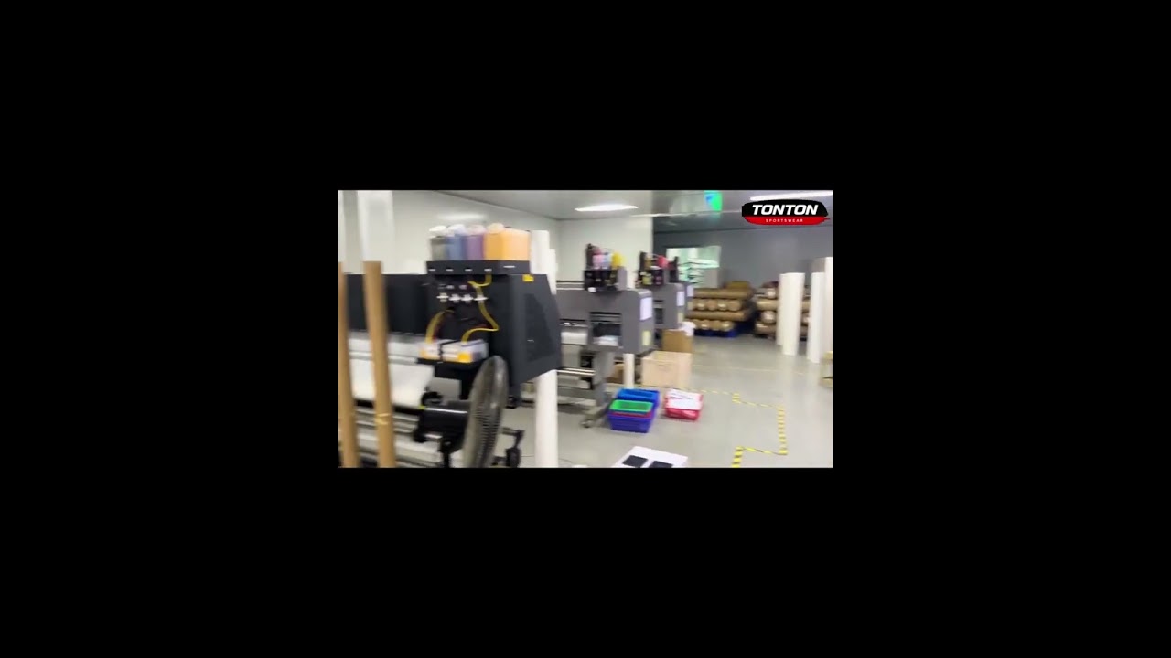 High-Speed Digital Plotting at the factory of Tonton Sportswear