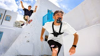 World's Hardest Game Of Tag (extreme rooftop parkour)