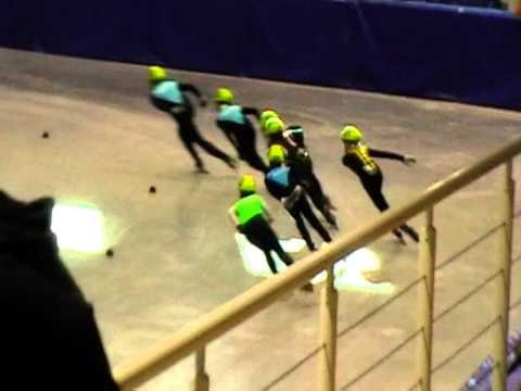 Novice A Boys 1000m Final A - Santa Claus Cup 2013 - New National Record