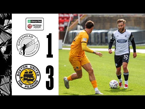 Injury-stricken Gateshead lose to Boston | Gateshead 1-3 Boston United | HIGHLIGHTS