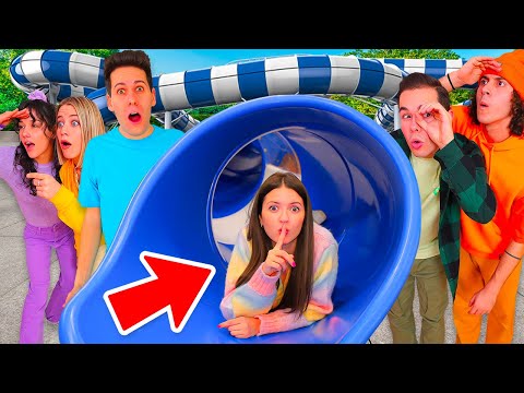 NASCONDINO GIGANTE CON I NOSTRI AMICI NEL NEGOZIO DI GIOCATTOLI CHALLENGE!!