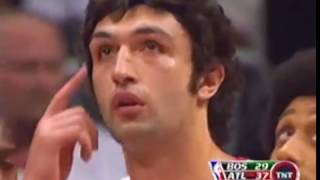 Kevin Garnett and Zaza Pachulia fight, april 28, 2008 year