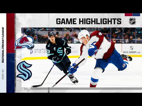 Avalanche @ Kraken 11/19/21 | NHL Highlights