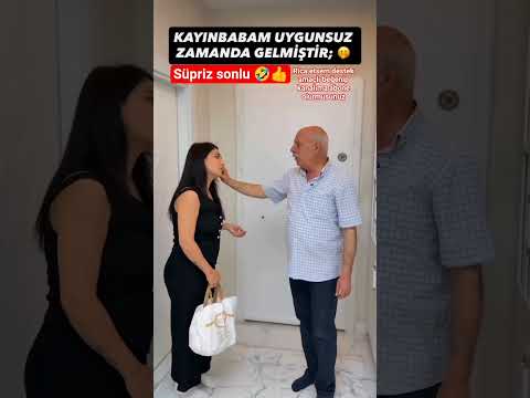 kayınbabam uygunsuz zamanda gelirse#karıkoca #komedi