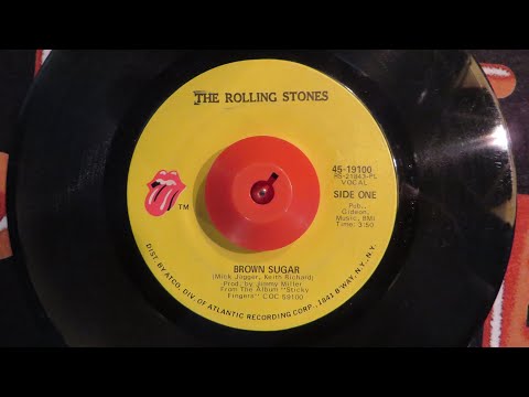The Rolling Stones - Brown Sugar (Mono Mix) - Vinyl 45 rpm - 1971