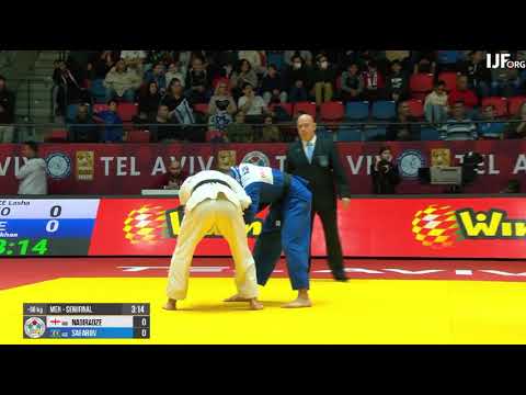 Grand Slam Tel-Aviv 2023. Day 1. 60 kg. 1/2. NADIRADZE Lasha (GEO) - SAFAROV Orkhan (AZE)
