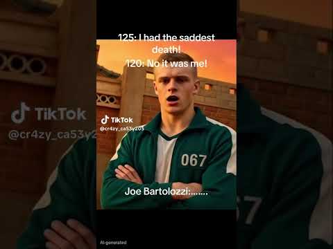 The moment Joe Bart was eliminated in Squid Game 😭🙏 #shorts #joebart #fyp #trend