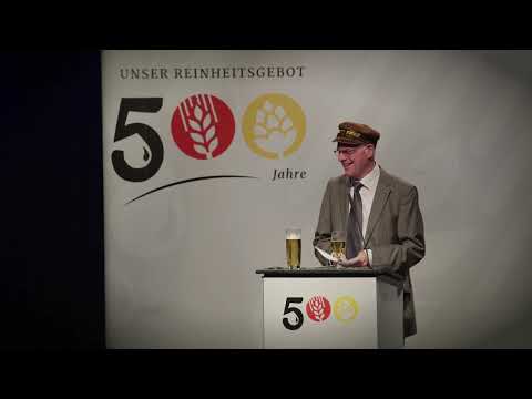 500 Jahre Reinheitsgebot: Rede von Bundestagspräsident Prof. Norbert Lammert, CDU