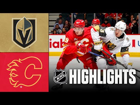 NHL Highlights | Golden Knights vs. Flames | October 14, 2025