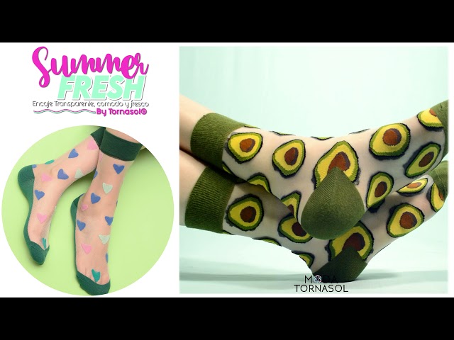 Vídeo relacionado con Wekuw 5 Pares de Calcetines Cortos con Estampado de Fantasía para Mujer Calcetines de Encaje Transparentes Nailon Purpurina para Mujer Volantes