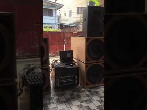 DIY Martin Audio ws18x PA sub test @ 100hz Small Dream Sound System
