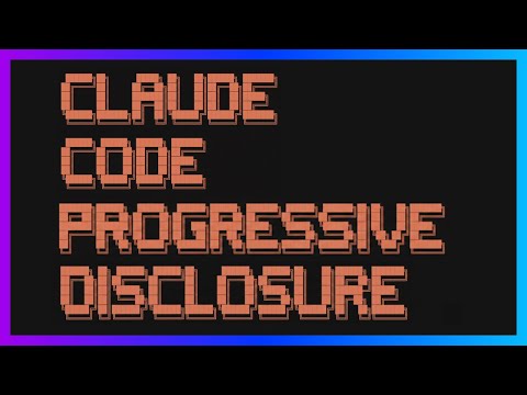 Progressive Disclosure in Claude Code