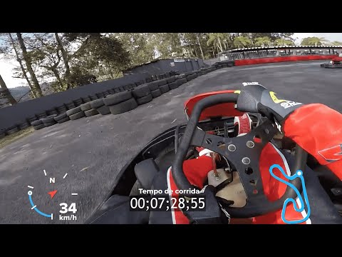 RETARDATÁRIO ME JOGOU NOS PNEUS - Onboard Kartódromo Aldeia da Serra - Kart com os amigos
