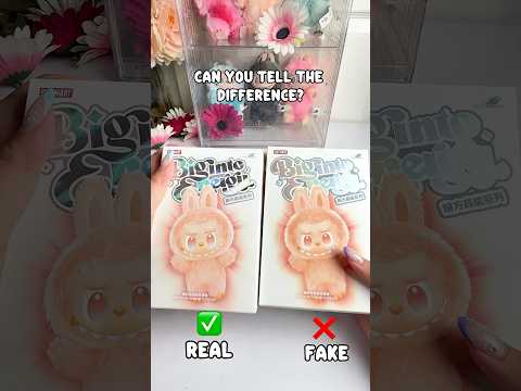 Real VS Fake/Big Into Energy edition 🤭#popmart #labububigintoenergy #lafufu #fakevsreal #labubu 😅