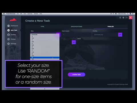 Project Destroyer 2.0.0 - Creating a Task