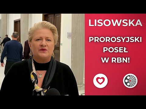 Bożena Lisowska - Skandal! Prorosyjski poseł na Radzie Bezpieczeństwa!