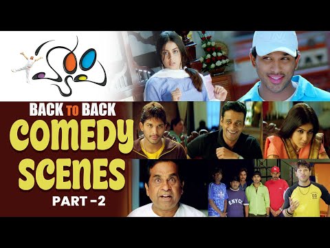 Happy Telugu Movie Comedy Scenes | Back 2 Back | Allu Arjun, Genelia, Manoj Bajpayee, Brahmanandam