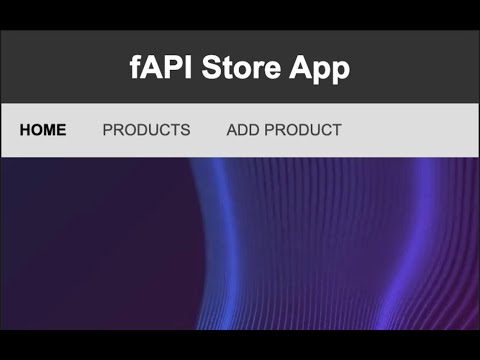 fAPI Web App using Vue.js with Vuex State Management