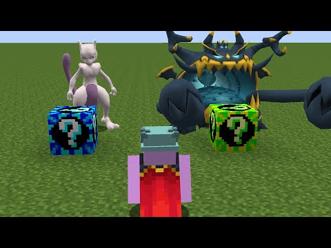 Lucky Pixelmon 100% Lendários VS Lucky Pixelmon 100% Ultra Beast no Minecraft